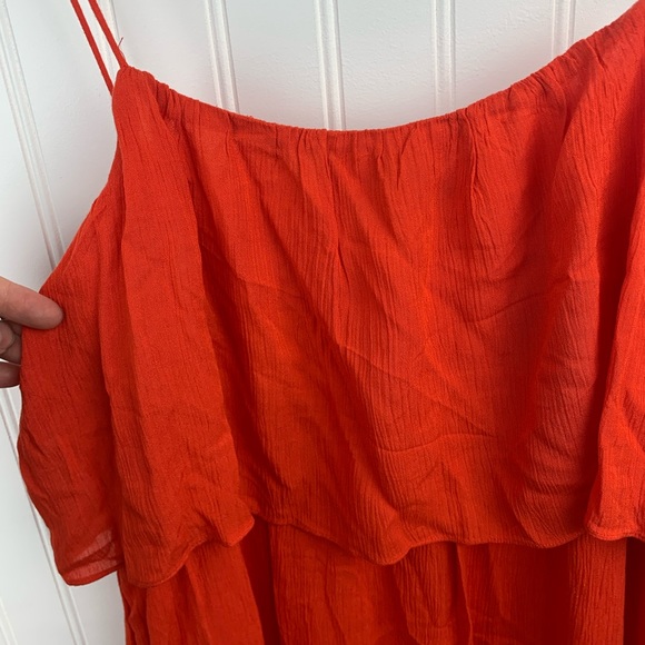Laundry by Shelli Segal Tangerine Orange Shift Dress - Picture 7 of 10